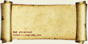 Daniel Simjanović vizit kartica